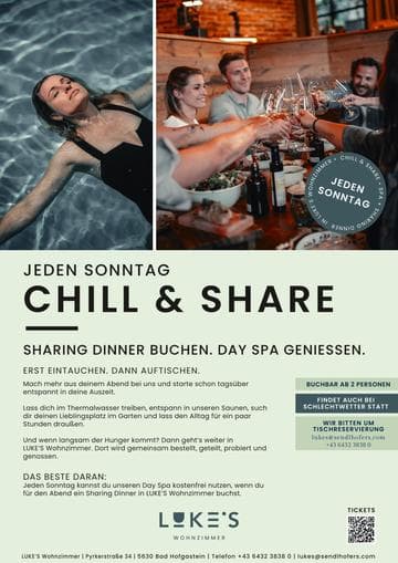 Chill & Share im LUKE'S Wohnzimmer