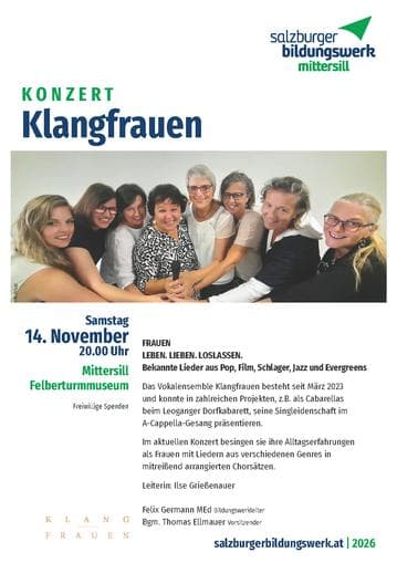 Konzert: Klangfrauen