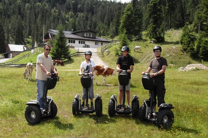 Am Segway auf die Wildmoosalm