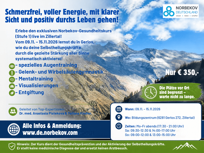 Gesundheitskurs in Gerlos