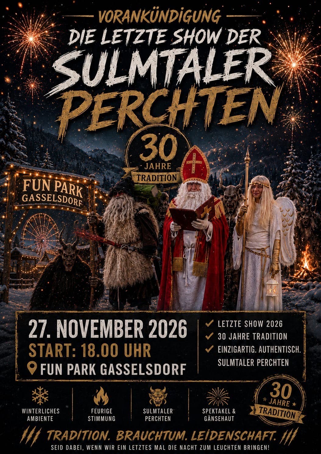 Die letzte Show der SULMTALER PERCHTEN