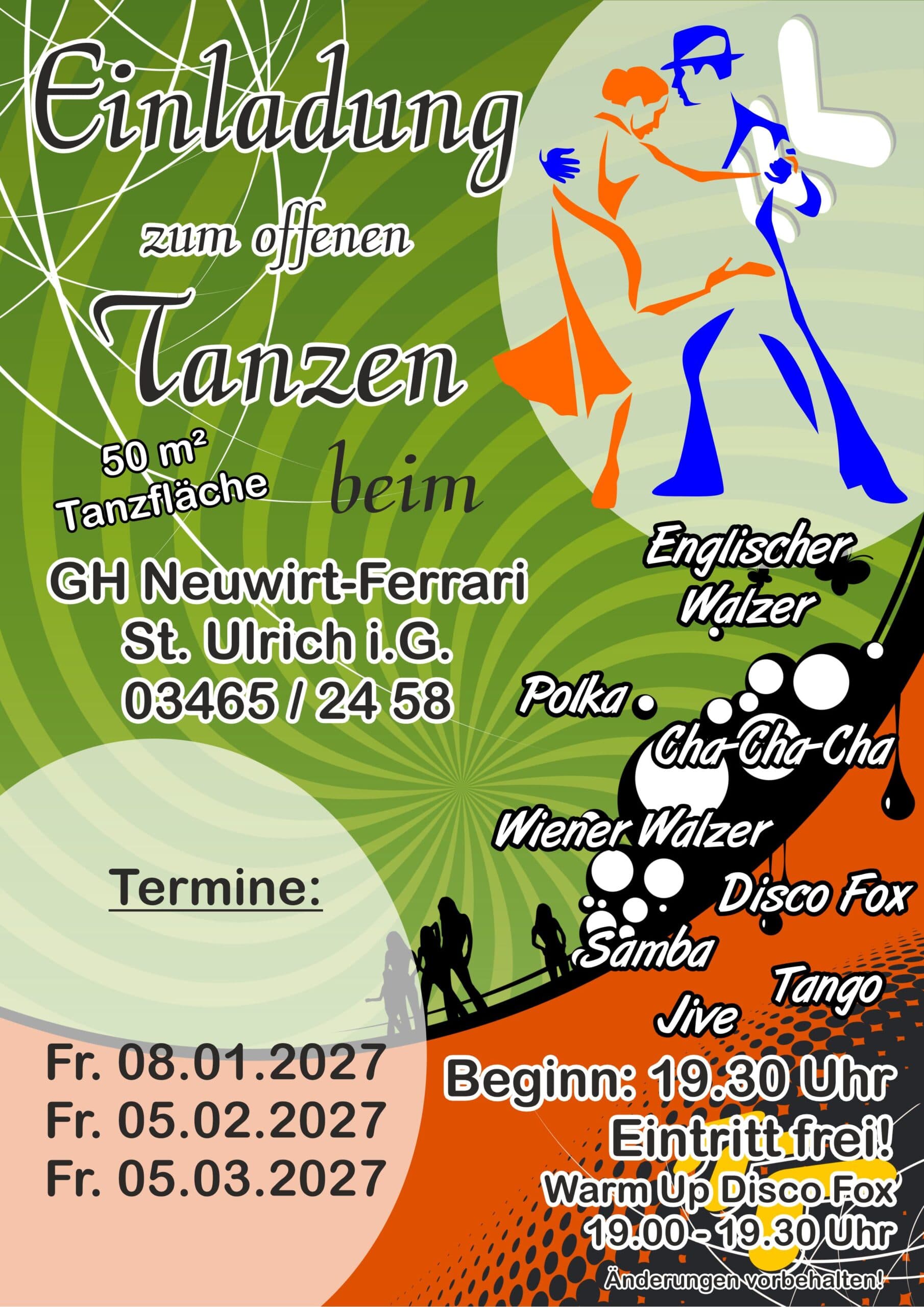 Offenes Tanzen 05.02.2027