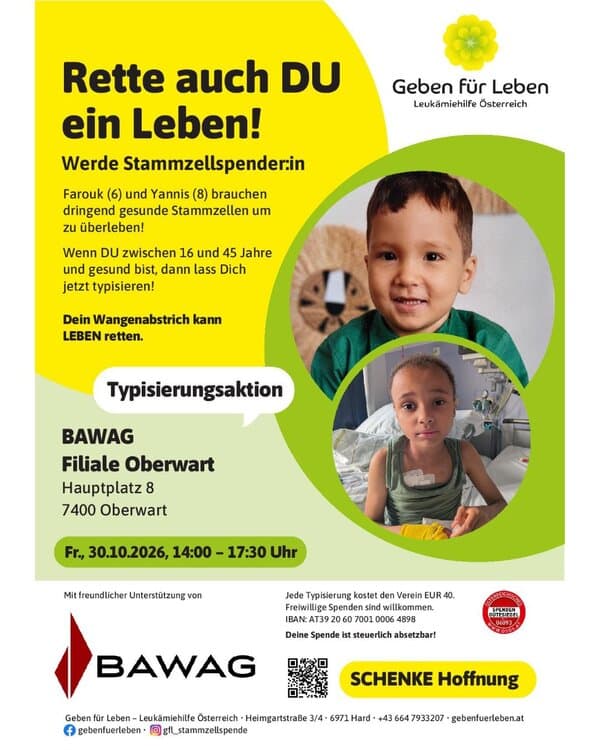Typisierungsaktion - Stammzellspender:in