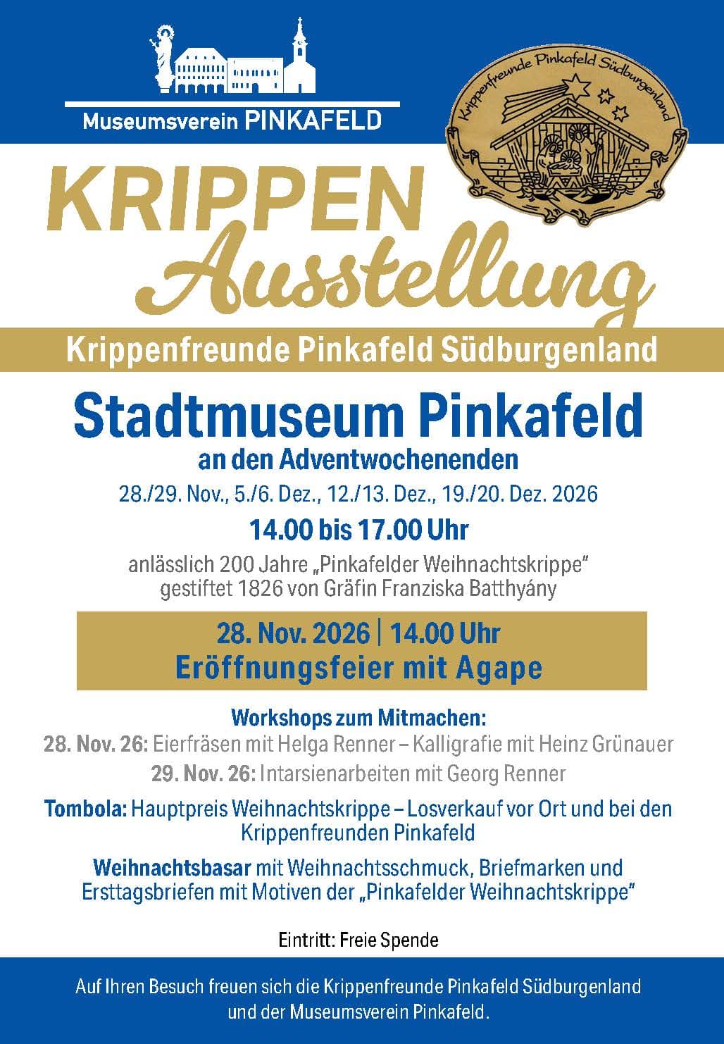 Krippen Ausstellung der Krippenfreunde im Stadtmuseum