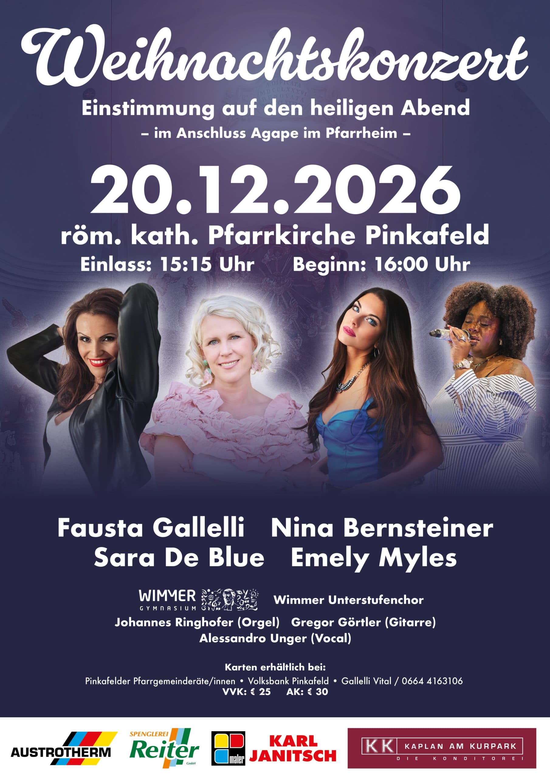 Weihnachtskonzert Einstimmung auf den heiligen Abend