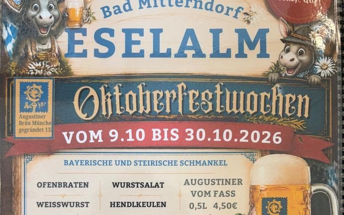 Oktoberfestwochen auf der Eselalm