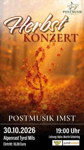 Herbstkonzert der Postmusik Imst