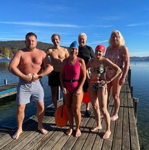 Winterschwimmen im Wörthersee