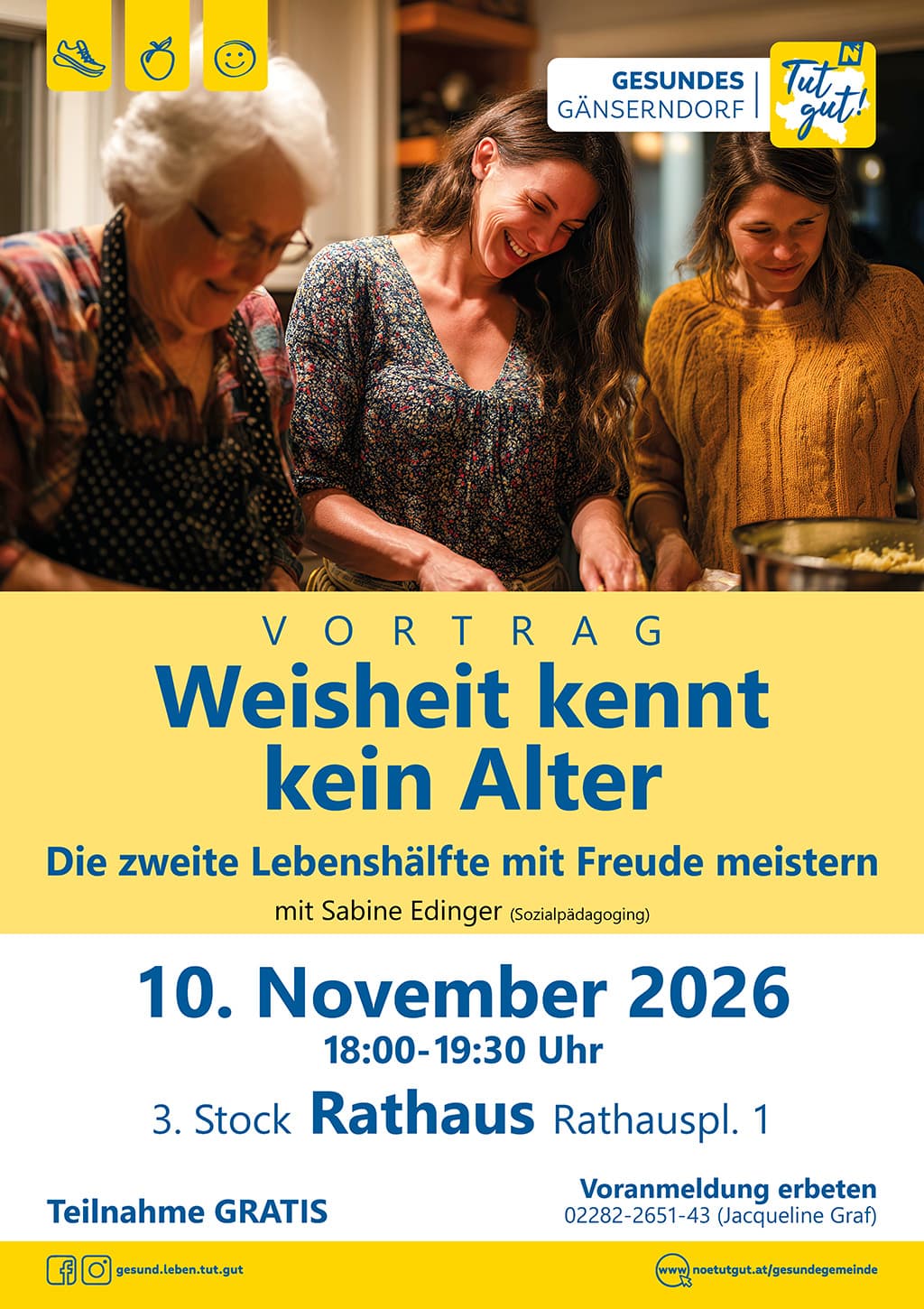 "Tut gut!" Vortrag - Ernährung im (Berufs-) Alltag