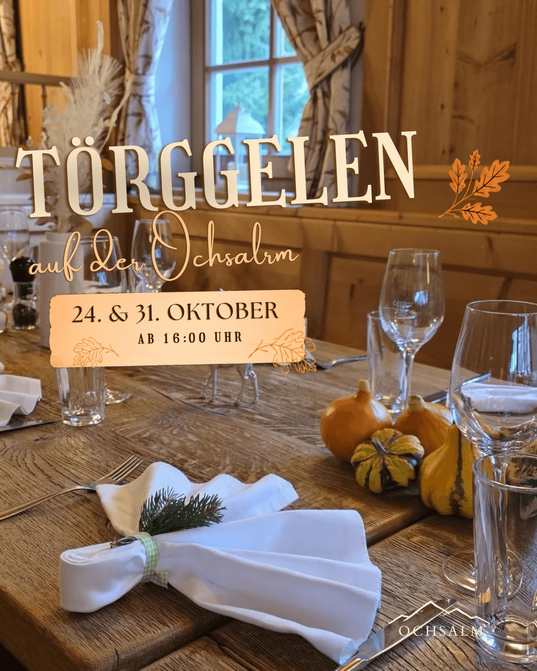 Törggelen auf der Ochsalm